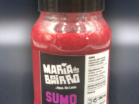 sumo detox maca frutos silvestres Maria do Bairro