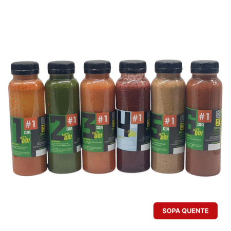 Maria do Bairro - Plano Líquido e sopas quentes 6 Sumos detox