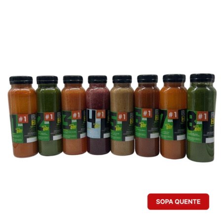 Maria do Bairro - Plano Líquido e sopas quentes 8 Sumos detox