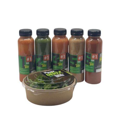 Sumos Detox Low Carb 6 Sumos/Salada de #1 a #6 dias