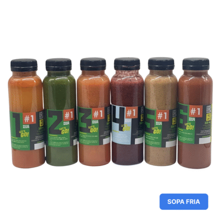 Maria do Bairro - Plano Líquido e sopas frias 6 Sumos detox