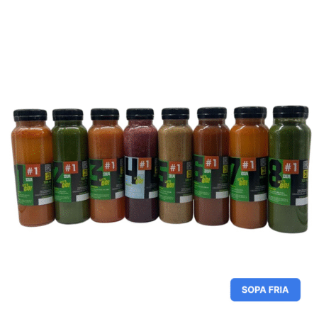 Maria do Bairro - Plano Líquido e sopas frias 8 Sumos detox